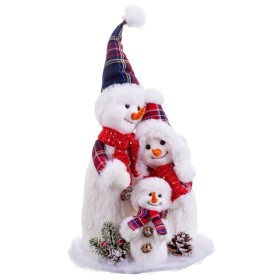 Bonhomme de Neige Multicouleur Bonhomme de Neige 21 x 16,5 x 40 cm (3 Unités) de BigBuy Home, Noël - Réf : S8806629, Prix : 3...