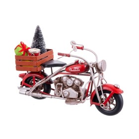 Adorno Navideño Rojo Multicolor Moto 19 X 7,5 X 13 CM de BigBuy Home, Navidad - Ref: S8806641, Precio: 22,51 €, Descuento: %