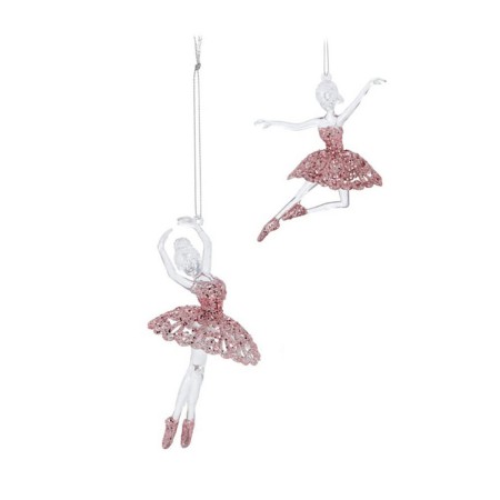 Decorative Figure Christmas Decoration Pink | Tienda24 Tienda24.eu