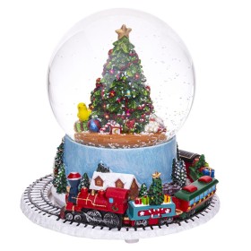 Boule Décorative Multicouleur Résine Verre 16,5 x 16,5 x 16,5 cm de BigBuy Home, Noël - Réf : S8806663, Prix : 80,13 €, Remis...