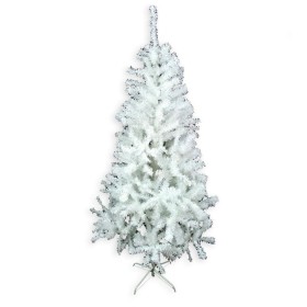 Sapin de Noël Blanc PVC Métal Polyéthylène 110 x 110 x 210 cm de BigBuy Home, Noël - Réf : S8806676, Prix : 53,23 €, Remise : %