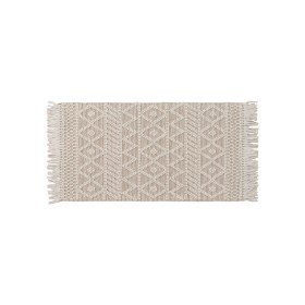 Tappeto Home ESPRIT Bianco Marrone Boho 75 x 175 x 1 cm | Tienda24 - Global Online Shop Tienda24.eu