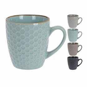 Juego de Tazas de Café DKD Home Decor Amarillo Rosa Mostaza Lila Metal 180 ml | Tienda24 Tienda24.eu