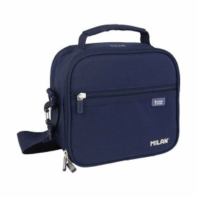 Lunch box Quttin Blue 14 x 14 x 5,5 cm (12 Units) | Tienda24 Tienda24.eu