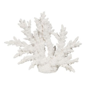 Decorative Figure White Resin Coral 34 X 13 X 27 CM by BigBuy Home, Ornaments - Ref: S8806831, Price: 33,54 €, Discount: %