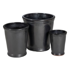 Cache-pot Céramique 46 x 46 x 47 cm (3 Unités) de BigBuy Garden, Cache-pots - Réf : S8806842, Prix : 164,52 €, Remise : %