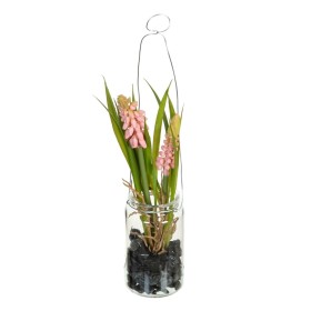 Decorative Plant Polyester Polyethylene Iron 7 x 7 x 18 cm by BigBuy Home, Artificial Plants - Ref: S8806852, Price: 4,11 €, ...