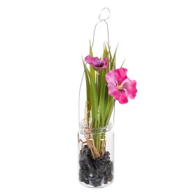 Decorative Plant Polyester Polyethylene Iron 7 x 7 x 18 cm by BigBuy Home, Artificial Plants - Ref: S8806855, Price: 4,33 €, ...