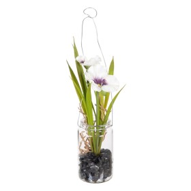 Decorative Plant Polyester Polyethylene Iron 7 x 7 x 18 cm by BigBuy Home, Artificial Plants - Ref: S8806856, Price: 4,33 €, ...