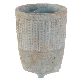 Cache-pot Gris Ciment 12,5 X 12,5 X 16 CM de BigBuy Garden, Cache-pots - Réf : S8806861, Prix : 5,11 €, Remise : %