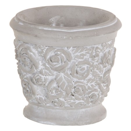 Cache-pot Gris Ciment 13 x 13 x 12 cm | Tienda24 - Global Online Shop Tienda24.eu