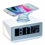 Alarm Clock with Wireless Charger Grundig White | Tienda24 Tienda24.eu