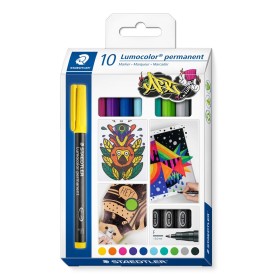 Rotulador permanente Staedtler 318 C10 10 Piezas de Staedtler, Materiales de dibujo - Ref: M0316306, Precio: 17,58 €, Descuen...