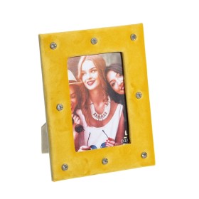 Cornice Portafoto Giallo Cartone 10 x 15 cm 16,4 X 1 X 21,4 CM di BigBuy Home, Cornici da parete e da tavolo - Rif: S8806900,...