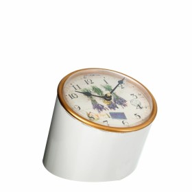 Reloj de Pared Crema PVC Hierro 16 x 16 x 17 cm de BigBuy Home, Relojes de pared - Ref: S8806915, Precio: 8,69 €, Descuento: %