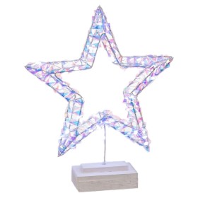 Décoration lumineuse Étoile 30 x 7 x 36 cm de BigBuy Home, Noël - Réf : S8806917, Prix : 18,08 €, Remise : %