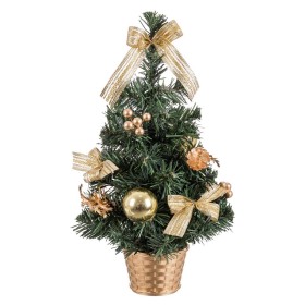 Albero di Natale Oro Verde PVC Ananas 26 x 26 x 50 cm di BigBuy Home, Natale - Rif: S8806941, Prezzo: 13,26 €, Sconto: %