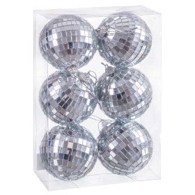 Set di palline di Natale Viola PVC Ø 12 cm (6 Unità) | Tienda24 - Global Online Shop Tienda24.eu