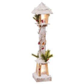 Candleholder White Golden Ceramic Iron 18,4 x 8,4 x 29,1 cm | Tienda24 - Global Online Shop Tienda24.eu