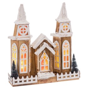 Accesorio para Belén de Navidad Natural Iglesia 36 X 8 X 39 CM de BigBuy Home, Navidad - Ref: S8806967, Precio: 32,21 €, Desc...