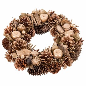 Christmas Baubles Bronze Plastic Polyfoam 8 x 8 x 8 cm (4 Units) | Tienda24 - Global Online Shop Tienda24.eu