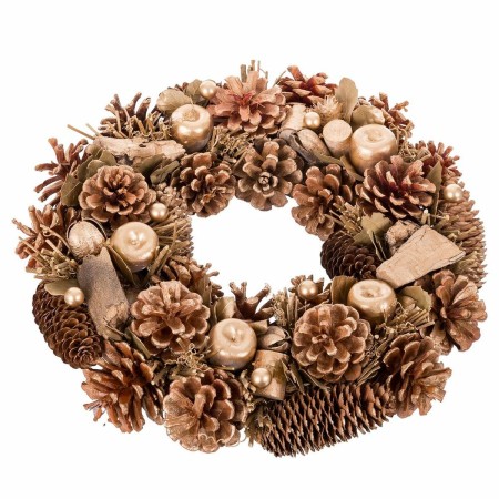 Advent wreathe Foam Pineapples 36 x 9 x 36 cm | Tienda24 - Global Online Shop Tienda24.eu