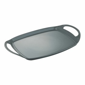 Griddle Plate Vaello Grey Cast Iron (47 x 27 cm) | Tienda24 Tienda24.eu