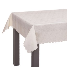 Tablecloth Ivory Polyester 150 x 180 by BigBuy Home, Party items - Ref: S8807009, Price: 14,71 €, Discount: %