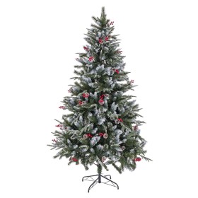 Décorations de Noël Pendentif Sapin de Noël guirlande Lumière LED Rouge Vert polypropylène PET 44 x 58,8 x 7 cm (12 Unités | Tienda24 - Global Online Shop Tienda24.eu