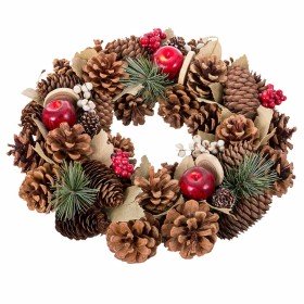 Christmas bauble DKD Home Decor White Red Golden 25 x 25 x 25 cm (3 Pieces) | Tienda24 - Global Online Shop Tienda24.eu