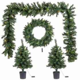 Weihnachtsbaum DKD Home Decor grün Polyäthylen 100 x 100 x 150 cm | Tienda24 - Global Online Shop Tienda24.eu