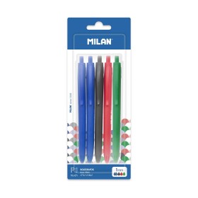 Set de Bolígrafos Milan BWM10321 Blanco de Milan, Bolígrafos de bola retráctiles - Ref: M0316354, Precio: 5,34 €, Descuento: %