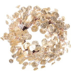 Couronne de Noël Doré Plastique 45 x 8 x 45 cm de BigBuy Home, Noël - Réf : S8807057, Prix : 41,54 €, Remise : %