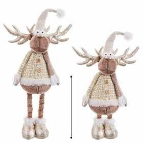 Figure Natural Deer 25 X 16 X 81 CM by BigBuy Home, Christmas - Ref: S8807062, Price: 42,06 €, Discount: %