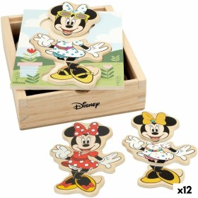 Puzzle enfant en bois Disney + 2 Ans 19 Pièces (12 Unités) de Disney, Puzzles emboitables et casse-tête - Réf : S8900244, Pri...