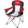 Camping Klappstuhl Aktive Dunkelgrau Rot 56 x 98 x 59 cm (4 Stück) | Tienda24 - Global Online Shop Tienda24.eu