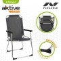 Silla Plegable para Camping Aktive Gris oscuro 45 x 91 x 47 cm (6 Unidades) | Tienda24 - Global Online Shop Tienda24.eu