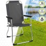 Silla Plegable para Camping Aktive Gris oscuro 45 x 91 x 47 cm (6 Unidades) | Tienda24 - Global Online Shop Tienda24.eu