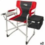 Silla Plegable para Camping Aktive Gris Rojo 61 x 92 x 52 cm (2 Unidades) | Tienda24 - Global Online Shop Tienda24.eu