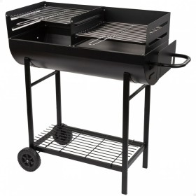 Coal Barbecue with Wheels Black (Ø10 x 46,5 cm) (44,5 x 65 x 158 cm) | Tienda24 - Global Online Shop Tienda24.eu