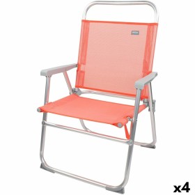 Sedia Pieghevole Aktive Flamingo Corallo 48 x 88 x 50 cm (4 Unità) di Aktive, Sedie pieghevoli - Rif: S8901118, Prezzo: 97,89...