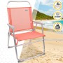 Chaise Pliante Aktive Flamingo Corail 48 x 88 x 50 cm (4 Unités) | Tienda24 - Global Online Shop Tienda24.eu