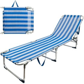 Chaise de plage Aktive 188 x 30 x 58 cm de Aktive, Bains de soleil - Réf : S8901130, Prix : 43,55 €, Remise : %