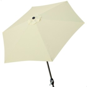 Parasol Aktive 300 x 245 x 300 cm Alumínio Creme Ø 300 cm de Aktive, Sombrinhas - Ref: S8901171, Preço: 47,11 €, Desconto: %