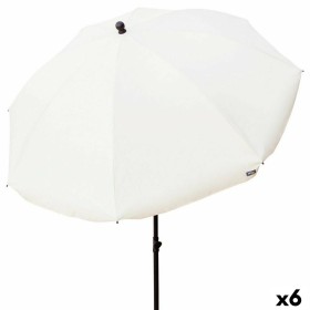 Parasol Aktive Bege 240 x 230 x 240 cm (6 Unidades) de Aktive, Sombrinhas - Ref: S8901203, Preço: 120,98 €, Desconto: %