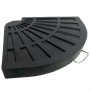 Base for beach umbrella Aktive Black Aluminium Polyresin 47 x 4 x 64 cm 1 Piece | Tienda24 - Global Online Shop Tienda24.eu