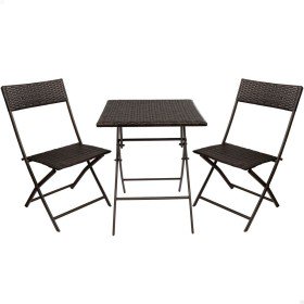 Conjunto de mesa com 2 cadeiras Aktive Dobrável Para campismo | Tienda24 - Global Online Shop Tienda24.eu