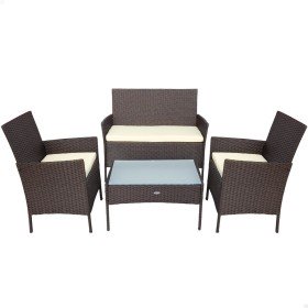 Conjunto de mesa com 2 cadeiras DKD Home Decor MB-177410 Cor de Rosa 60 x 60 x 75 cm (3 pcs) | Tienda24 - Global Online Shop Tienda24.eu