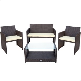 Table set with 2 chairs IPAE Progarden Bistró Foldable Anthracite (3 Pieces) | Tienda24 - Global Online Shop Tienda24.eu