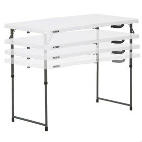 Table Piable Lifetime Blanc 122 x 91,5 x 61 cm Acier HDPE de Lifetime, Tables de pique-nique - Réf : S8901354, Prix : 50,65 €...